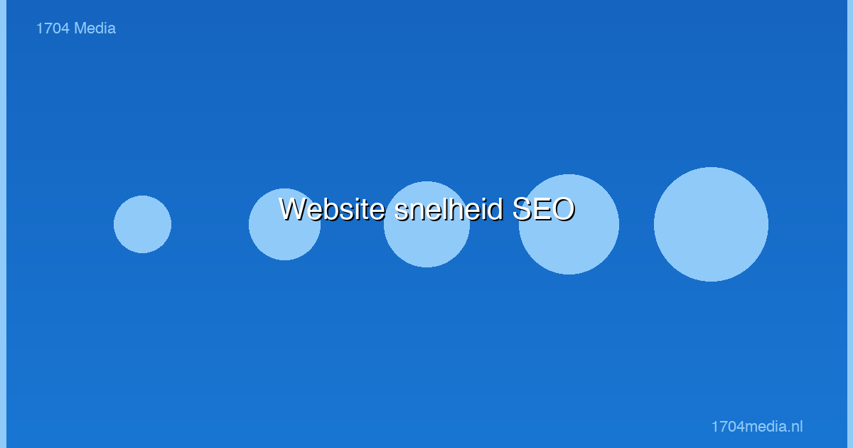 Website-snelheid en SEO: waarom elke seconde telt